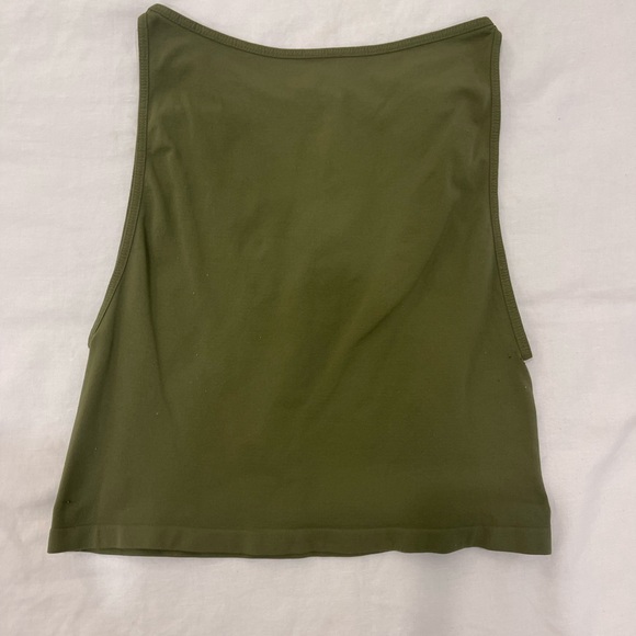 Free People army green tank size xs/s - Picture 2 of 2